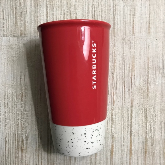 NWT Starbucks Red Holiday Joyful Ceramic Mug - Picture 2 of 3